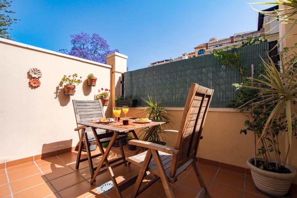 Balkón alebo terasa v ubytovaní Livemalaga Apartment & Parking