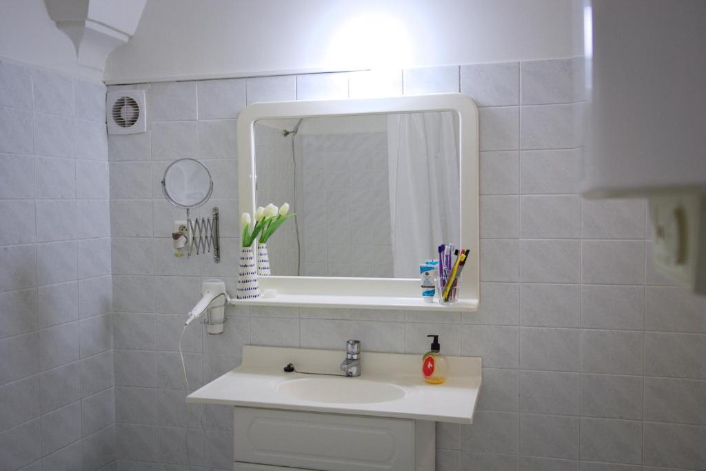Koupelna v ubytování GRAN hostel