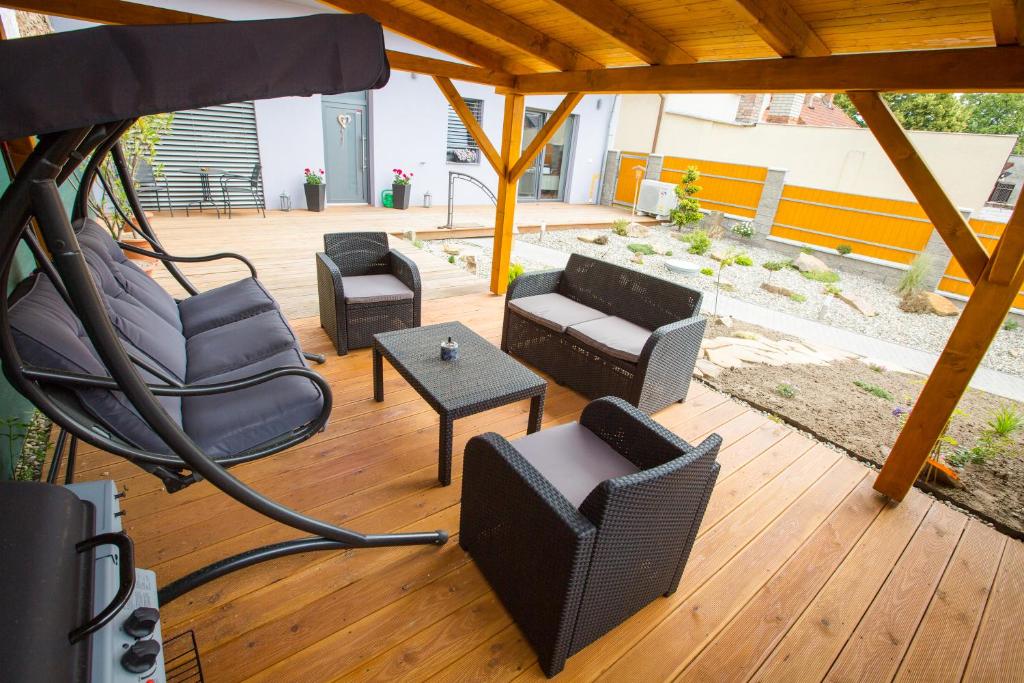 Posezení v ubytování Apartmány u sv. Kryštofa