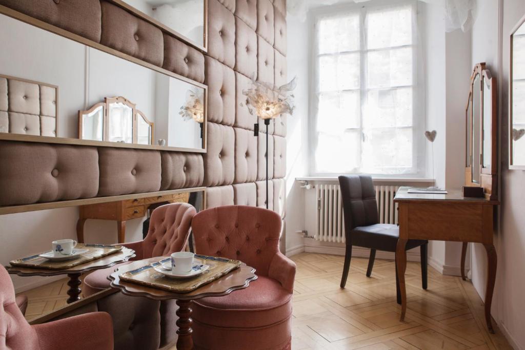 Posezení v ubytování Caffè dell'Arte Boutique Rooms Locarno