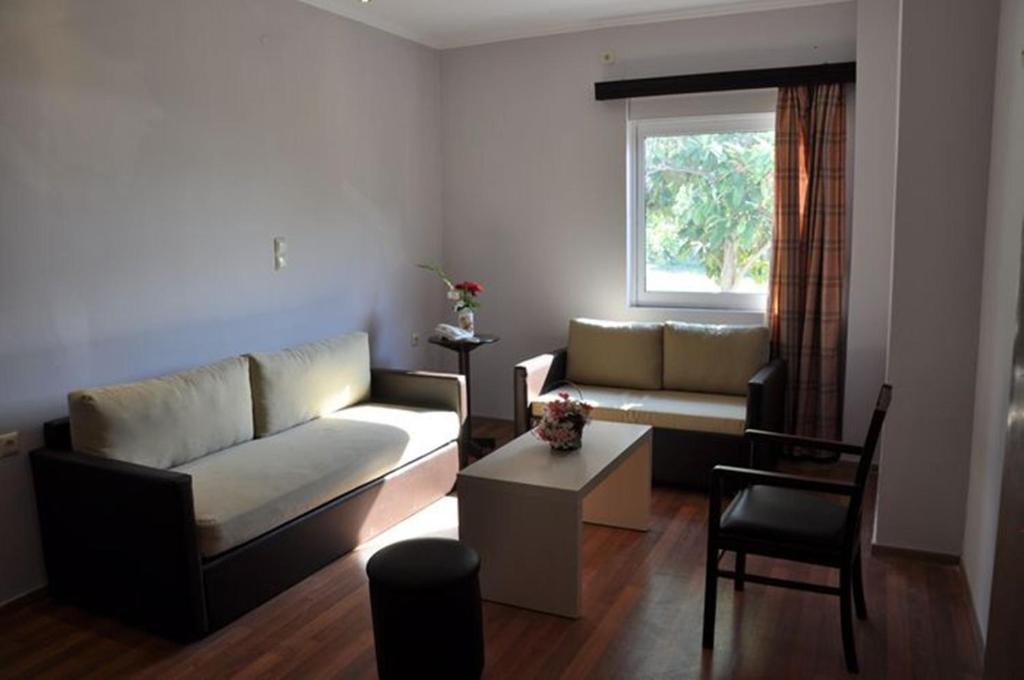 Posezení v ubytování Elena Hotel