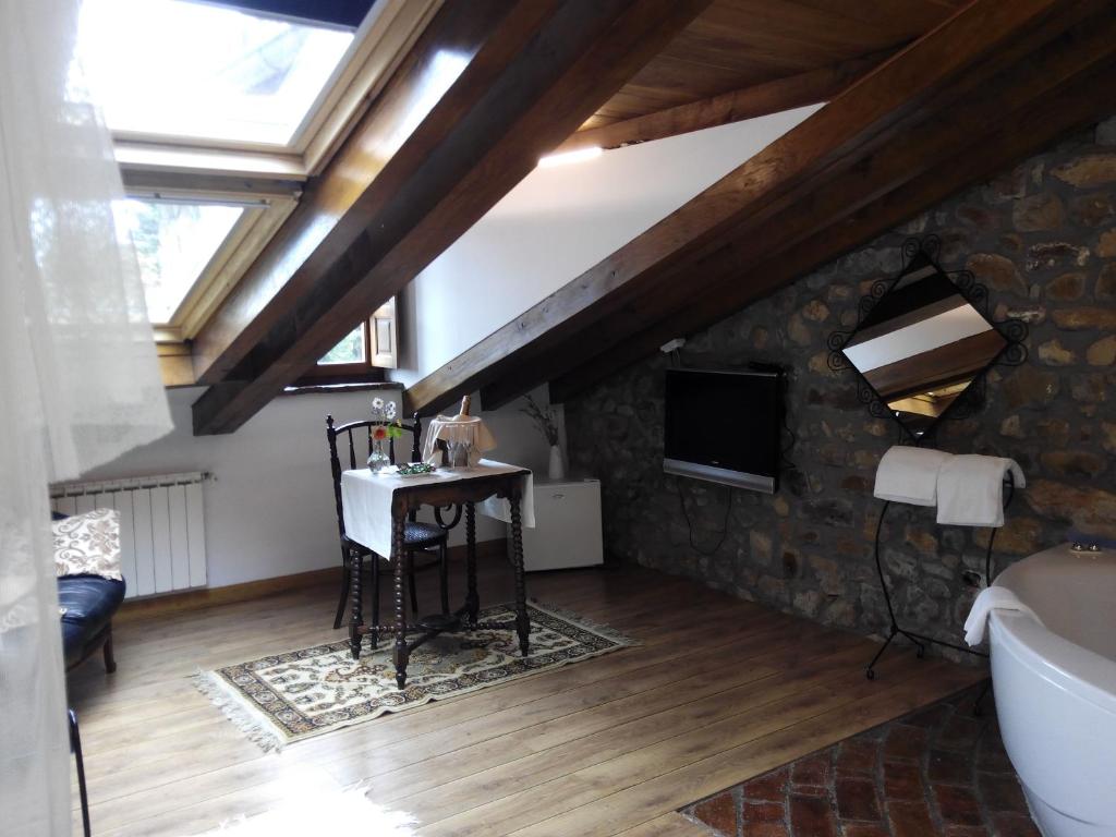 Kuchyň nebo kuchyňský kout v ubytování Posada Montero de la Concha