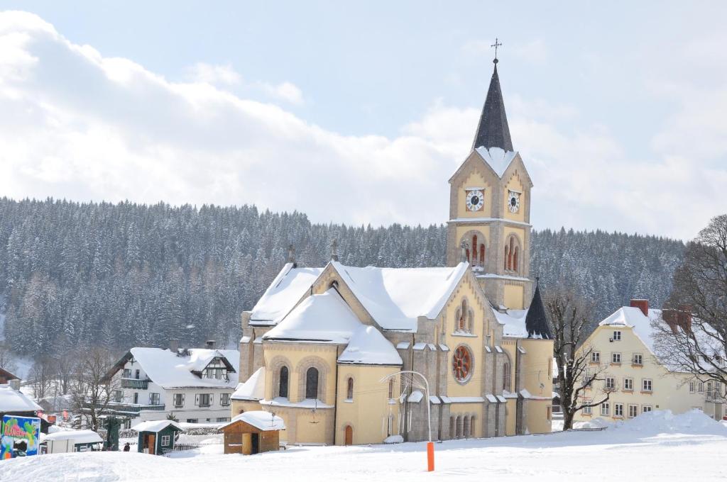 Gästehaus ERLE v zimě