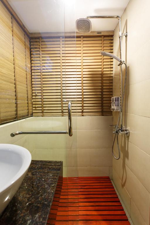 Koupelna v ubytování Anise Sapa Hotel