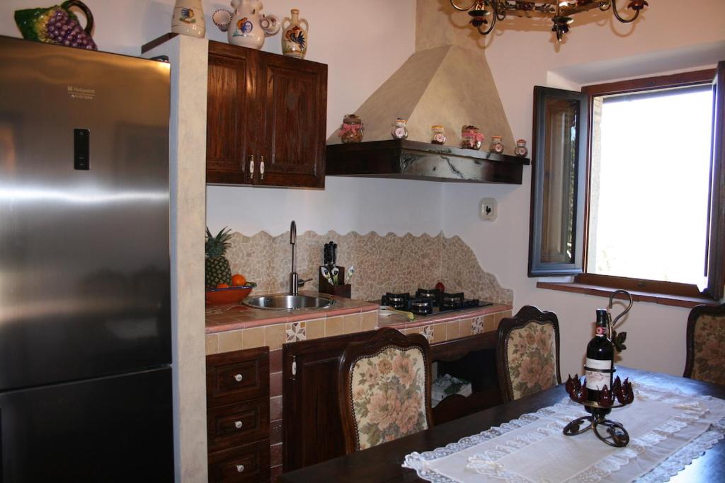Kuchnia lub aneks kuchenny w obiekcie Agriturismo Borgo Il Bonagino