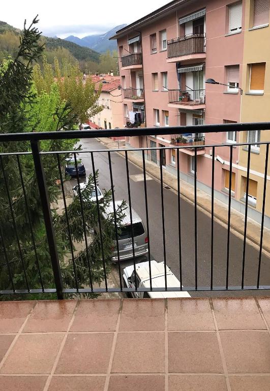 Balkón nebo terasa v ubytování CAL PAU Guardiola de Berguedà