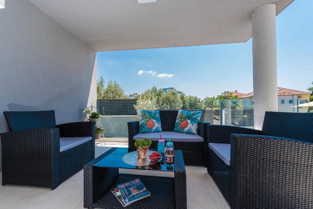 Część wypoczynkowa w obiekcie Villa Franica Zadar