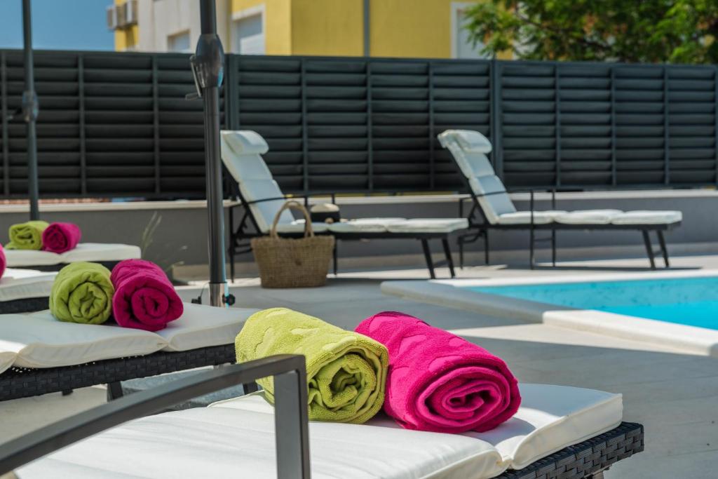 Basen w obiekcie Villa Franica Zadar lub w pobliżu