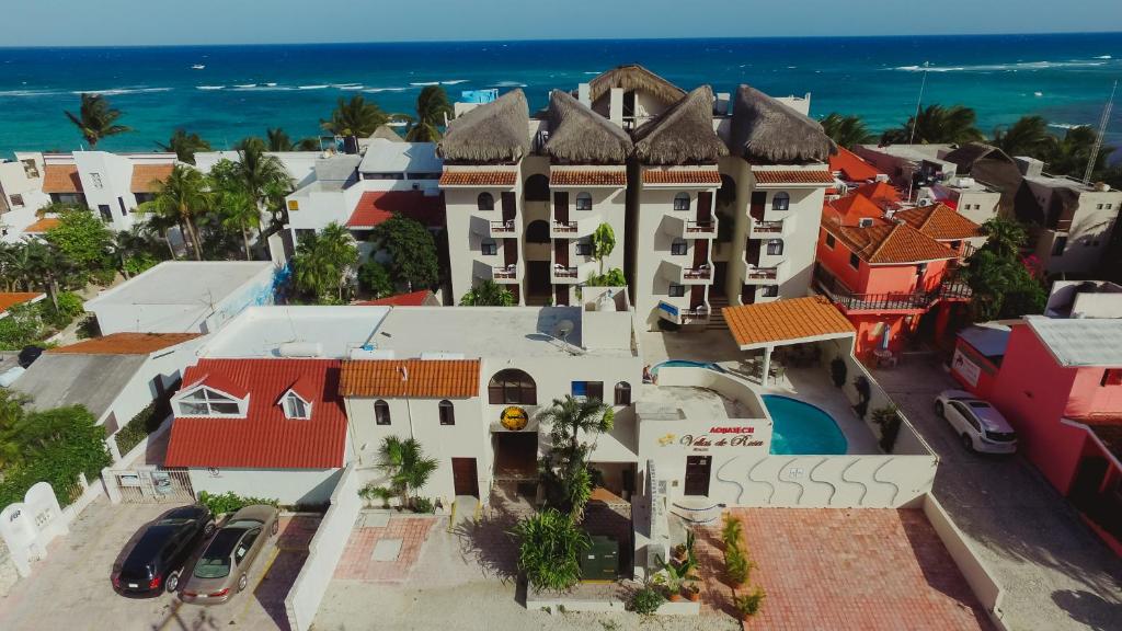 Vue générale sur la mer ou vue sur la mer prise depuis l'appart'hôtel