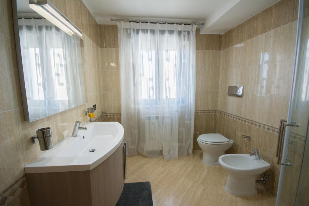 Koupelna v ubytování Al Vecchio Fontanile
