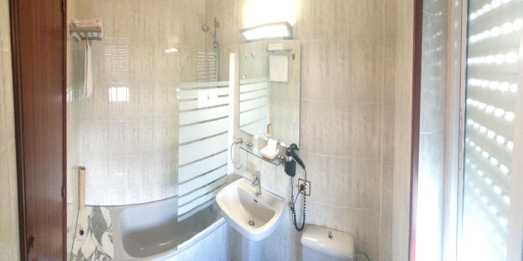 Kúpeľňa v ubytovaní Hotel Los Olmos
