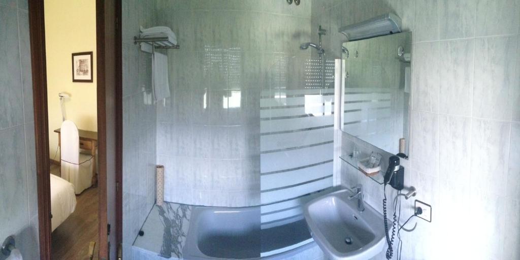 Kúpeľňa v ubytovaní Hotel Los Olmos