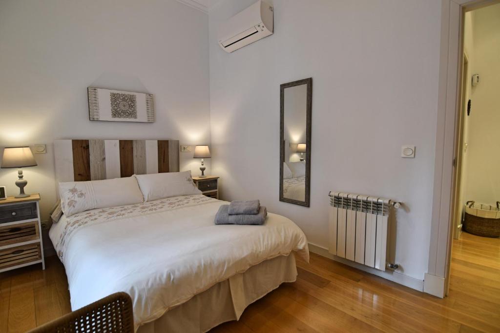 Posteľ alebo postele v izbe v ubytovaní Apt. El Escondite, Centro Histórico