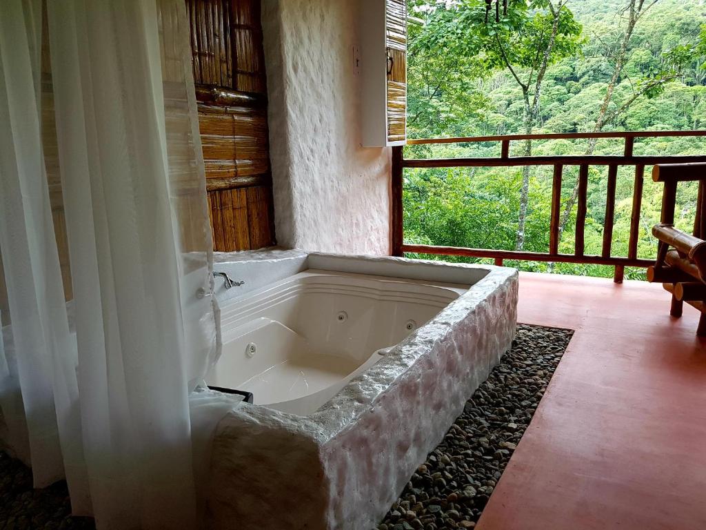 Posezení v ubytování Posada Turistica Dantayaco