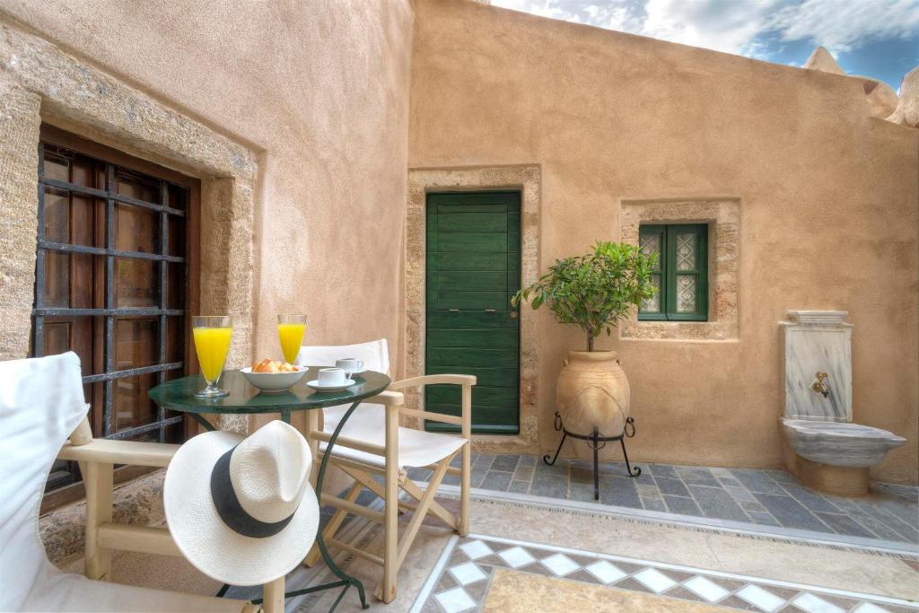 Patio nebo venkovní prostory v ubytování Ritsos Guesthouse