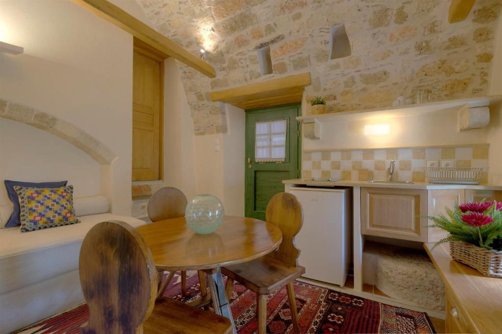 Kuchyň nebo kuchyňský kout v ubytování Ritsos Guesthouse