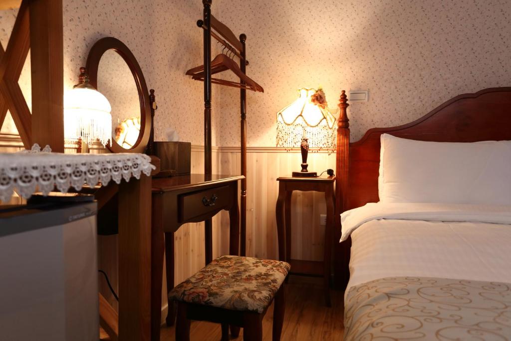Postel nebo postele na pokoji v ubytování Salzburg B&B