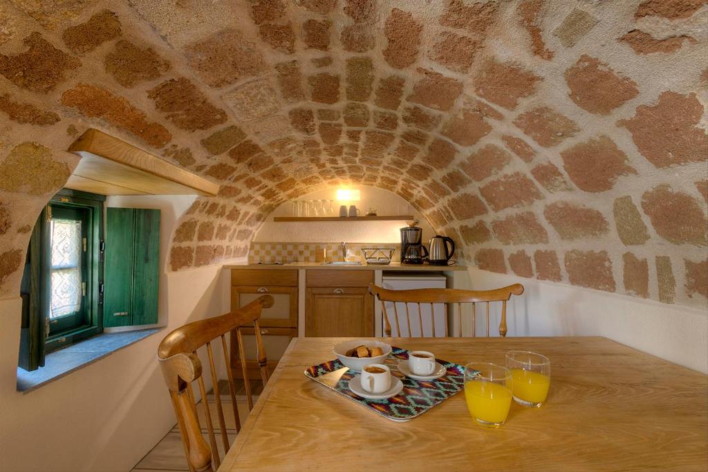 Kuchyň nebo kuchyňský kout v ubytování Ritsos Guesthouse