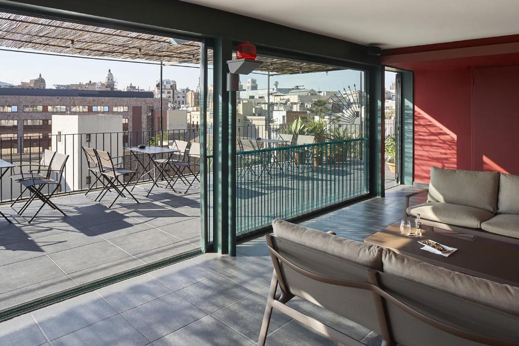 Balkón alebo terasa v ubytovaní Casa Camper Barcelona