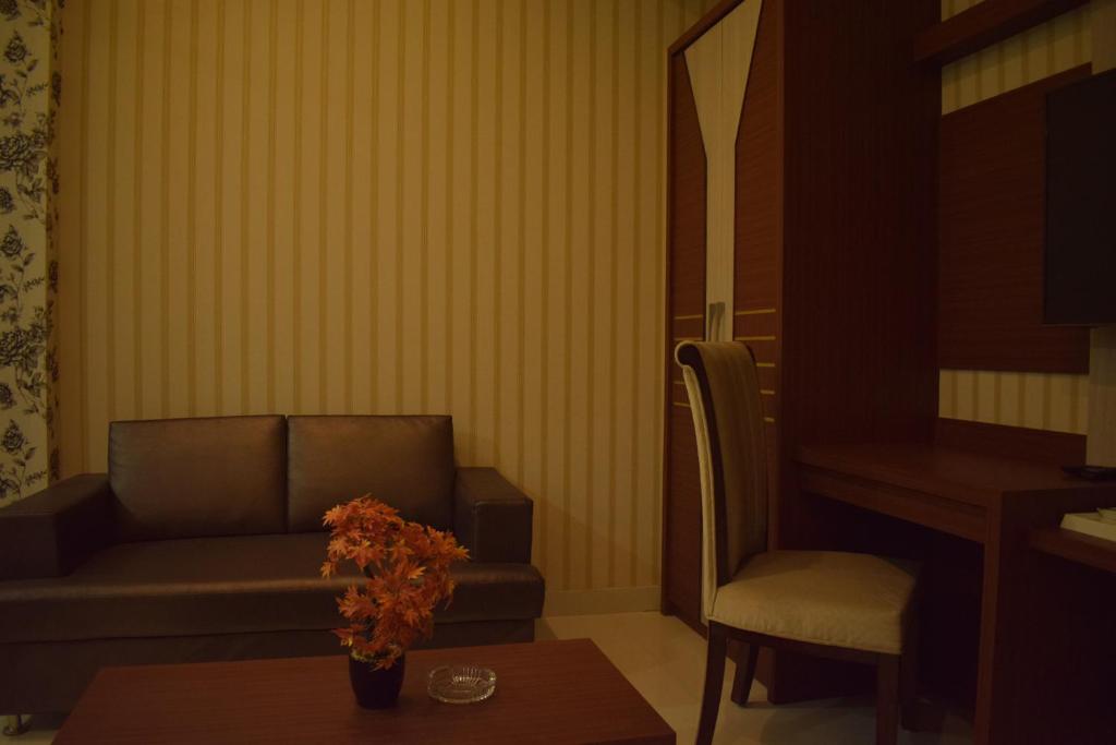 Posezení v ubytování Hotel Uday Palace