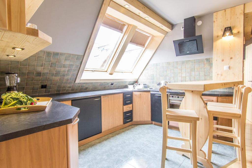 Kuchyňa alebo kuchynka v ubytovaní Apartament Gawra Zakopane