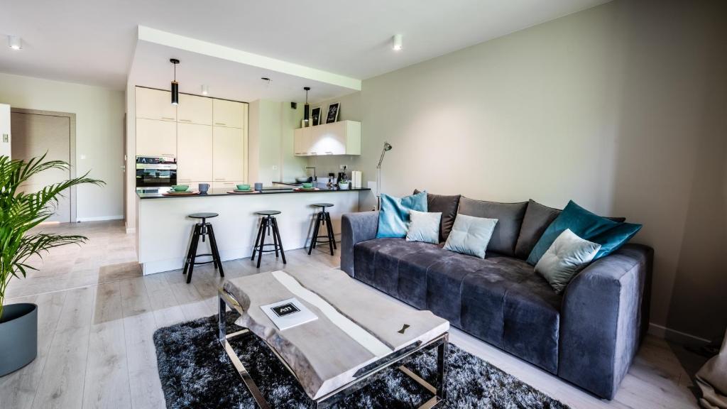 Kuchyňa alebo kuchynka v ubytovaní A11 Apartments & SPA Dermique