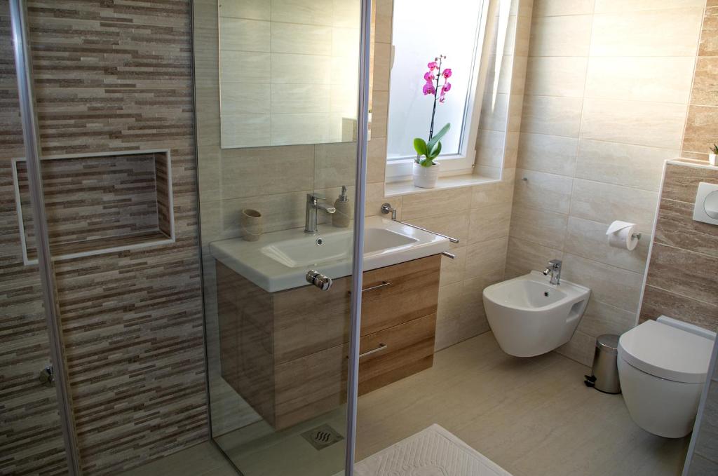 Kúpeľňa v ubytovaní Apartman Nia