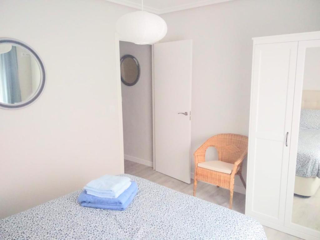 Postel nebo postele na pokoji v ubytování San Lorenzo House