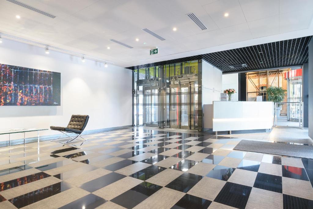Lobby alebo recepcia v ubytovaní Perfectely located stay with free parking