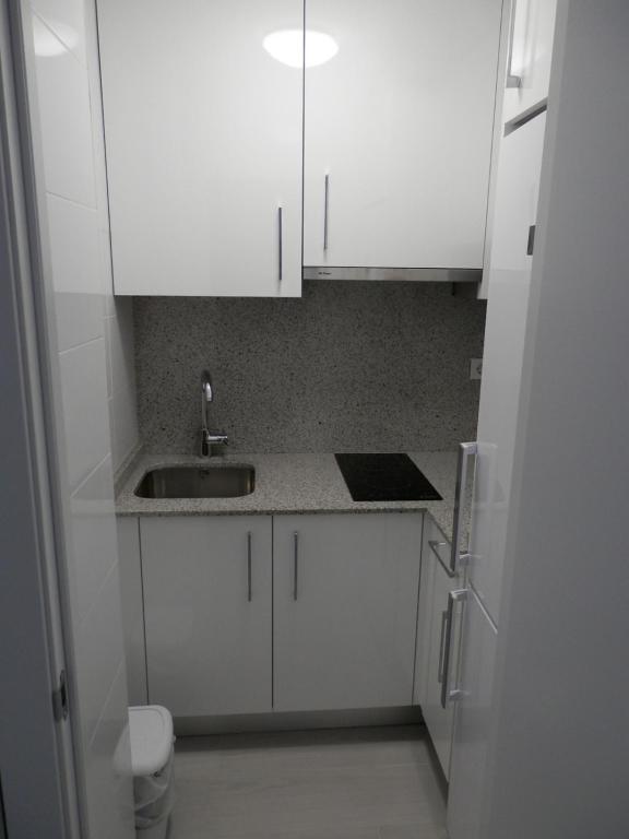 Kuchyň nebo kuchyňský kout v ubytování Las Damas estudio-Fincas Benidorm