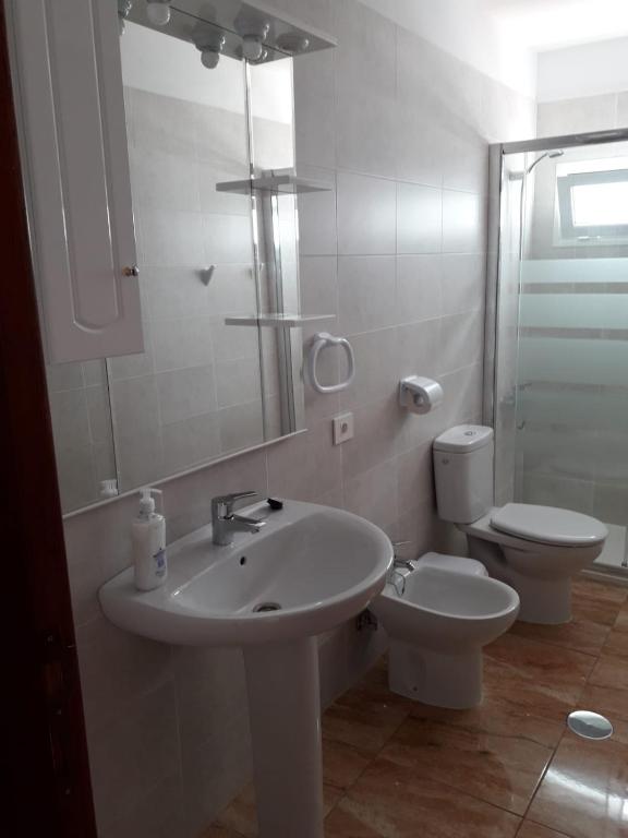 Koupelna v ubytování Casa Olivina 2