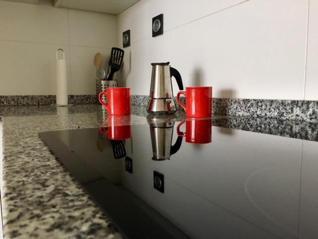 A kitchen or kitchenette at Residencial Playa Poniente