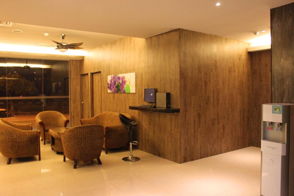 TV a/nebo společenská místnost v ubytování Hotel Time Boutique Nilai