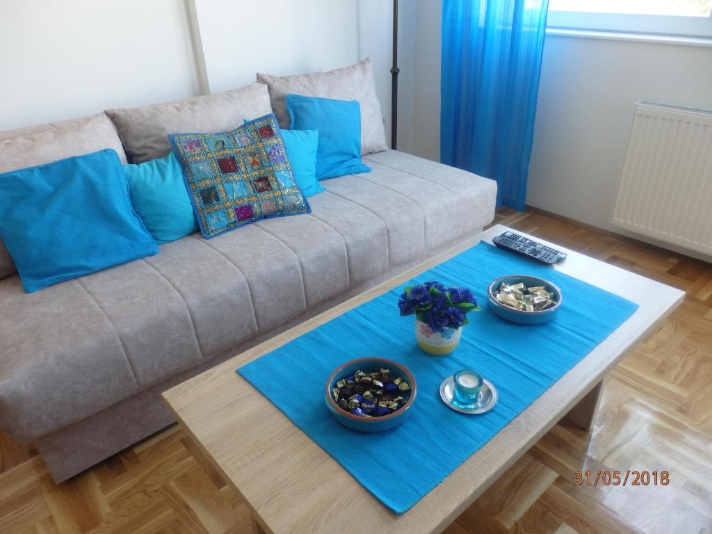 Posezení v ubytování Apartment Erika