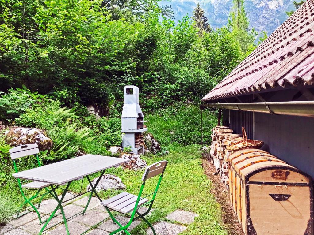Zahrada ubytování Chalet Jasmin
