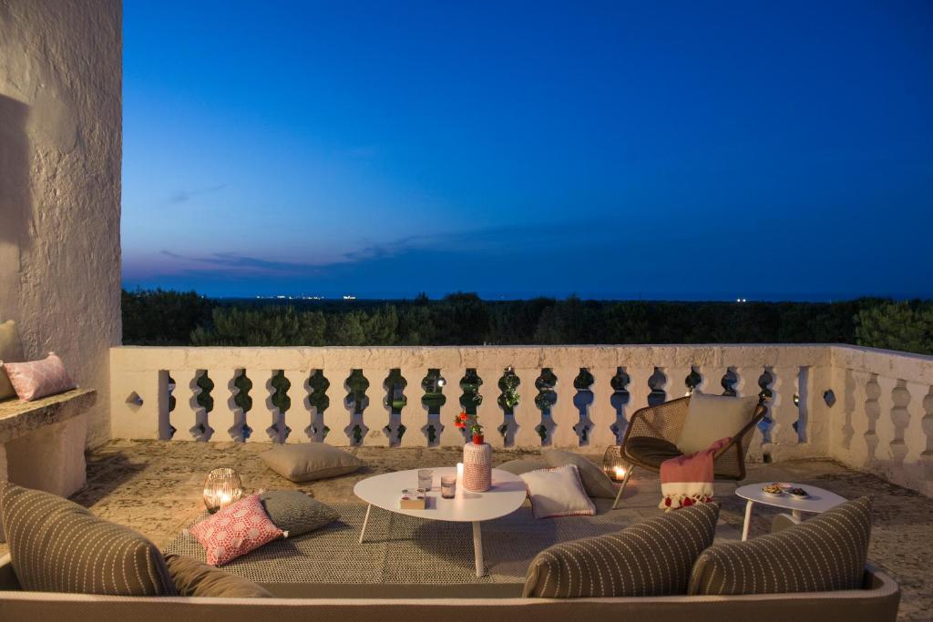Balkon lub taras w obiekcie Masseria San Giovanni - Epoca Collection