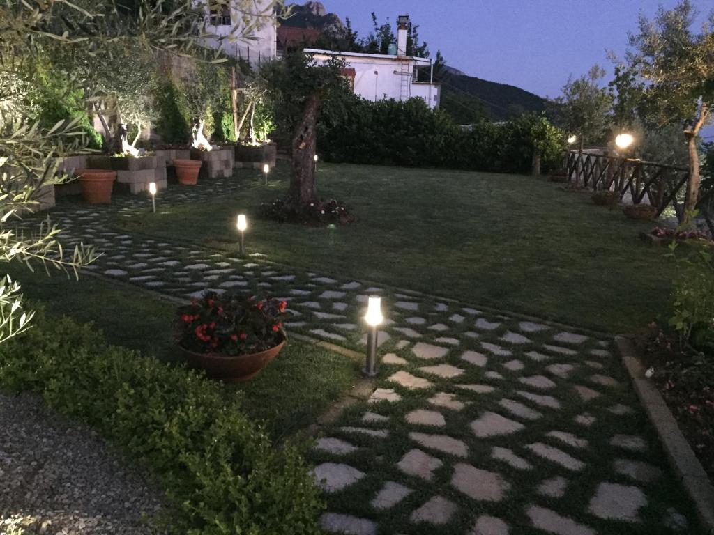 Zahrada ubytování B&B Fior Tramonti