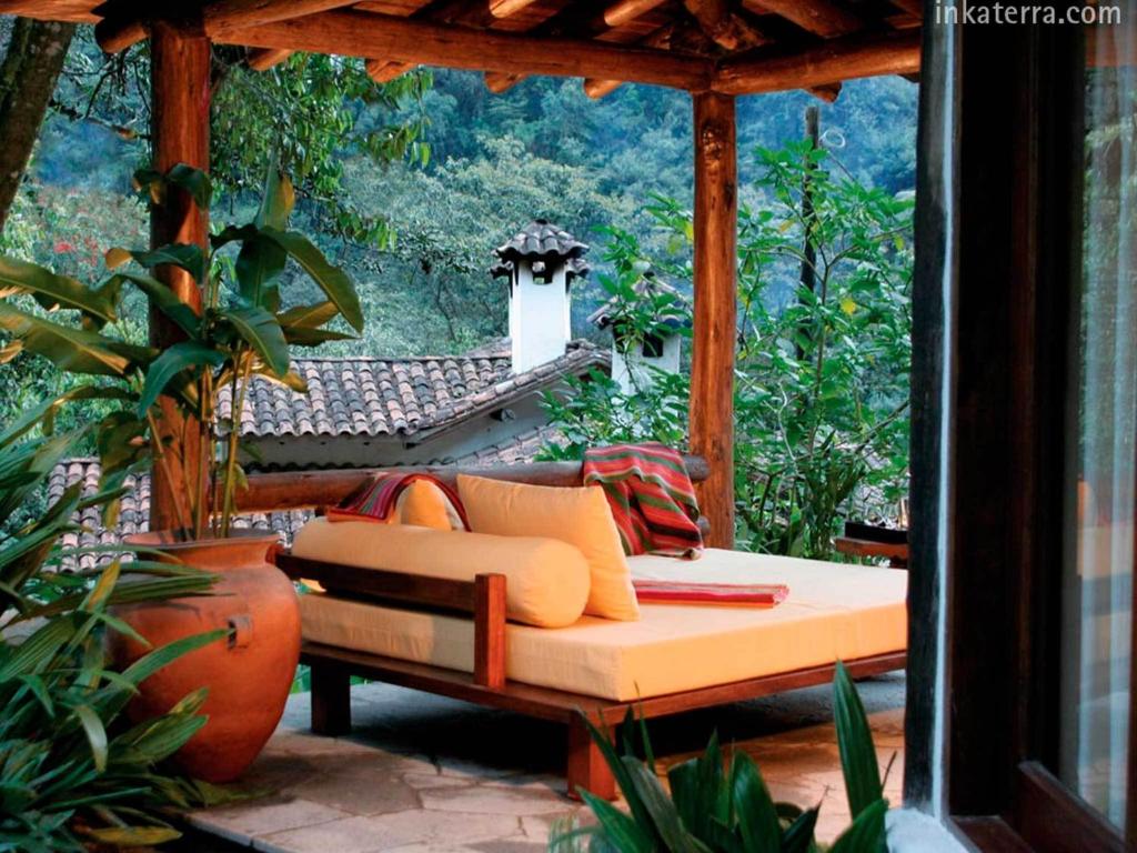 Posezení v ubytování Inkaterra Machu Picchu Pueblo Hotel