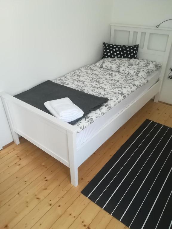 Postel nebo postele na pokoji v ubytování Apartments Justin