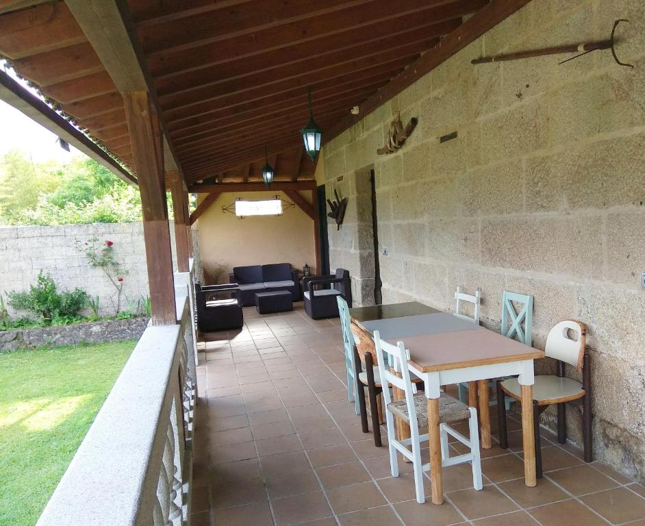 Posezení v ubytování La Torre Mondariz