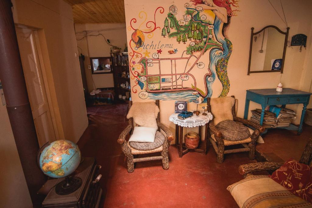 Posezení v ubytování Hostel Moreno