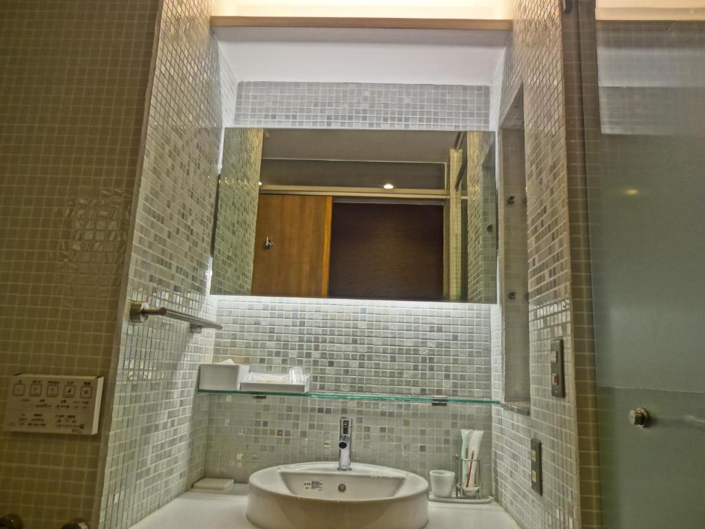 Koupelna v ubytování Hotel Spax Kusatsu