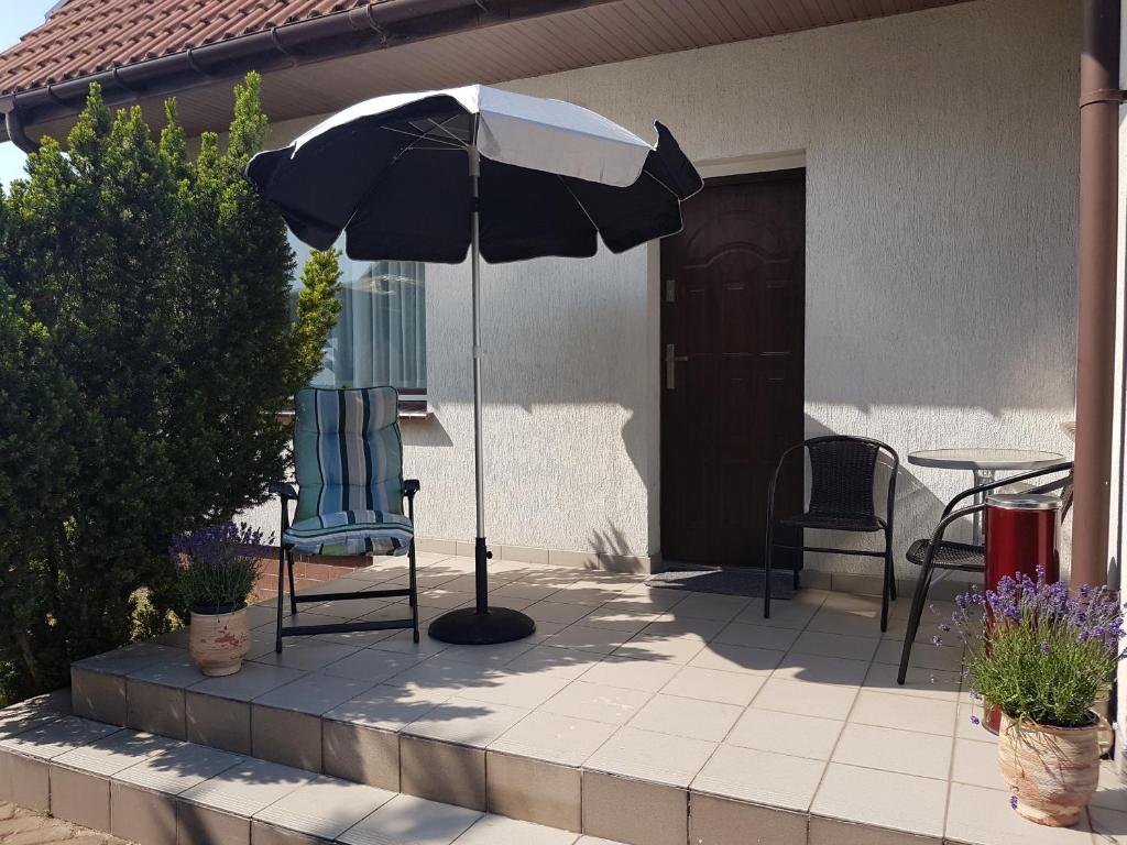 Patio nebo venkovní prostory v ubytování Apartamenty Prima