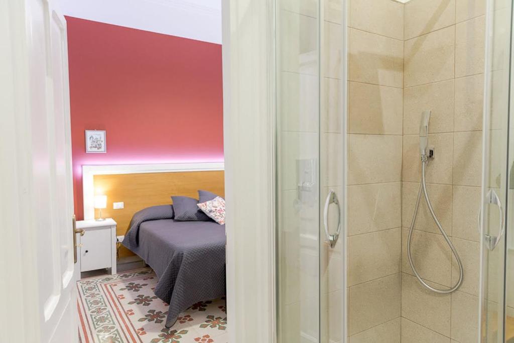 Koupelna v ubytování Aziz b&b