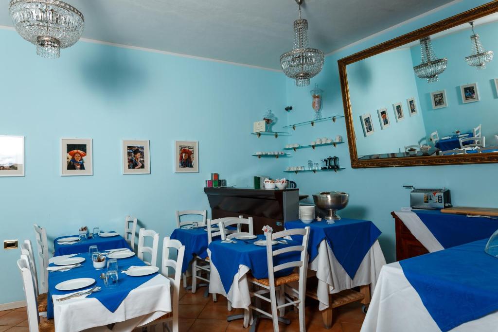 Restaurace v ubytování Albergo Orologio