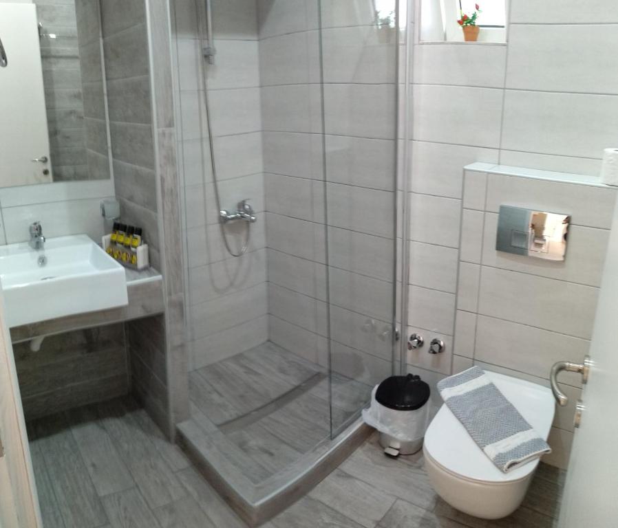 Koupelna v ubytování Villa Riviera