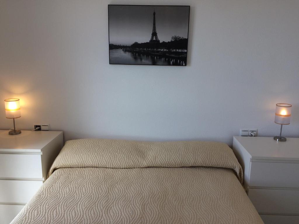 Postel nebo postele na pokoji v ubytování La casa de Álvaro