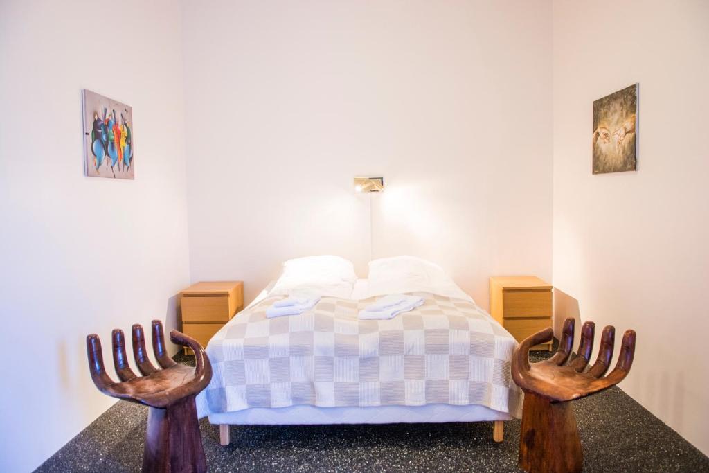 Voodi või voodid majutusasutuse Höfn Inn Guesthouse toas