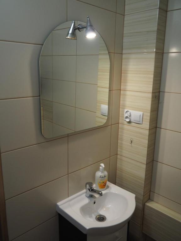 Kúpeľňa v ubytovaní Apartament Mrągowska - Żabi Staw