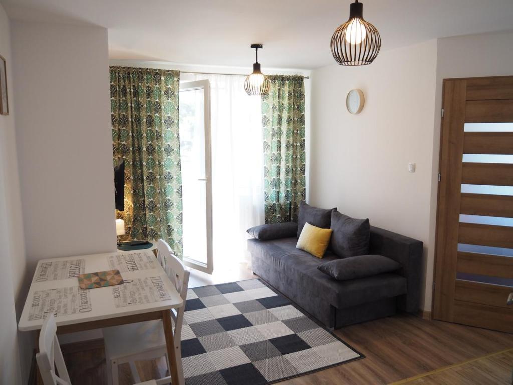 Posedenie v ubytovaní Apartament Mrągowska - Żabi Staw